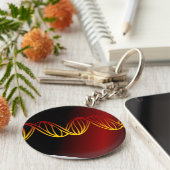 二重らせん キーホルダー (側面)