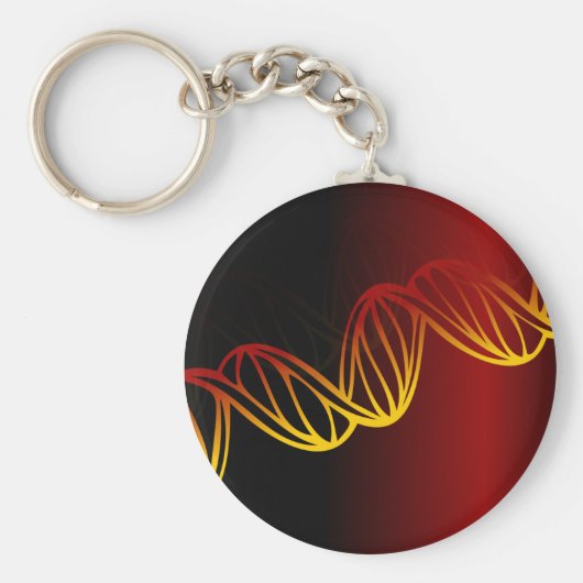 二重らせん キーホルダー (正面)