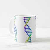 二重らせんDNA コーヒーマグカップ (正面左)