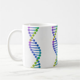 二重らせんDNA コーヒーマグカップ