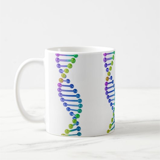 二重らせんDNA コーヒーマグカップ (左)