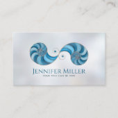 二重らせんnautilusシェル 名刺 (正面)