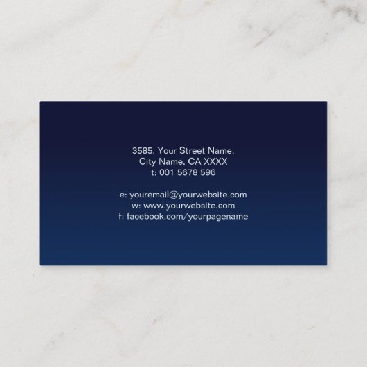 二重らせんnautilusシェル 名刺 (裏面)