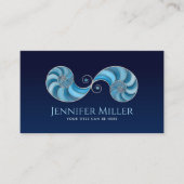 二重らせんnautilusシェル 名刺 (正面)