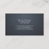 二重らせんnautilusシェル 名刺 (裏面)