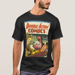 二重アクション・コミック#2のTシャツ Tシャツ