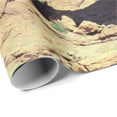 二重アーチのユタの砂漠の景色の写真 ラッピングペーパー (ロールコーナー)