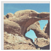 二重アーチの砂漠の景色の写真の生地 ファブリック (クローズアップ)