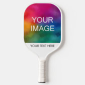 二重カスタマイズ面ここに写真を追加モダン ピックルボールラケット (裏面)