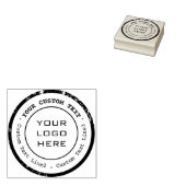 二重カスタムリングや輪ロゴスタンプ ラバースタンプ (押印)