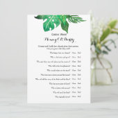 二重サイドのベビーシャワーのゲームの願い|の推測 招待状 (スタンド正面)