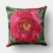 二重シャクヤクは枕x 2の咲きます クッション (裏面)