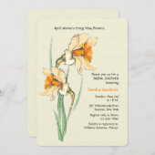 二重スイセンの招待状 招待状 (正面/裏面)