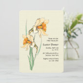 二重スイセンの招待状 招待状 (スタンド正面)