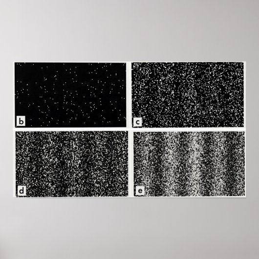 二重スリット実験 ポスター (正面)