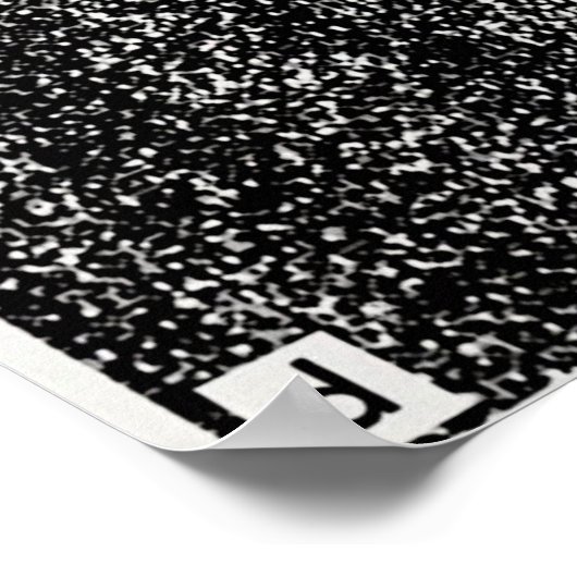 二重スリット実験 ポスター (角)