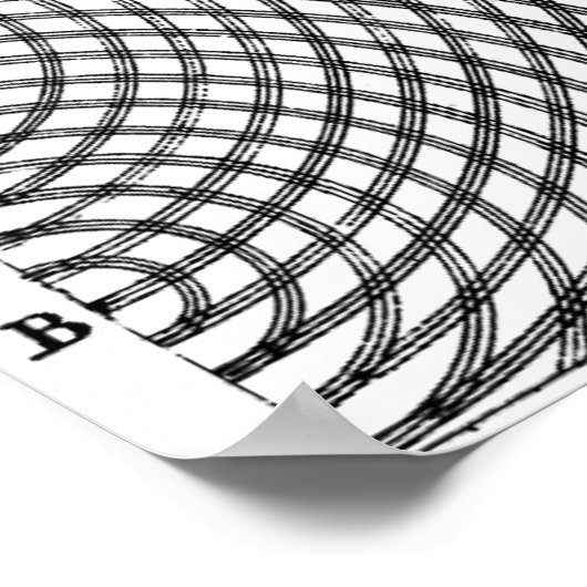 二重スリット実験 ポスター (角)