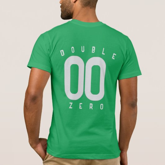 二重ゼロ Tシャツ (裏面)
