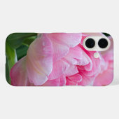 二重チューリップ露付き花 Case-Mate iPhoneケース (裏面 (横))