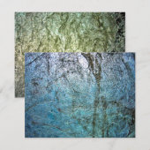 二重テクスチャーの招待状、プレーンな質感の芸術 招待状 (正面/裏面)