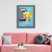 二重トラブル キャンバスプリント (インサイチュ (リビング))