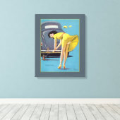 二重トラブル キャンバスプリント (インサイチュ (ウッドフロア))