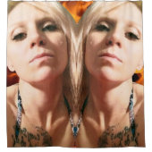 二重トラブル シャワーカーテン (正面)