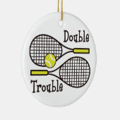 二重トラブル セラミックオーナメント (右)