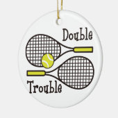 二重トラブル セラミックオーナメント (左)