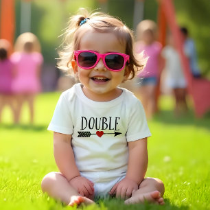 二重トラブル ベビーボディスーツ