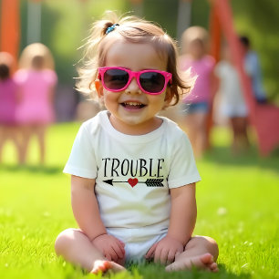 二重トラブル ベビーボディスーツ