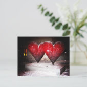 二重ハート ポストカード (スタンド正面)