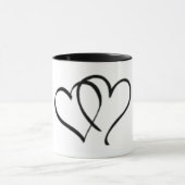 二重ハート マグカップ (中央)