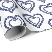 二重ハート ラッピングペーパー (ロールコーナー)