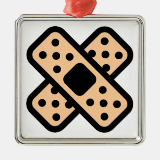 二重バンドエイド メタルオーナメント