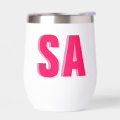 二重パーソナライズされた影モノグラム (左面)