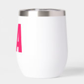 二重パーソナライズされた影モノグラム (背面)