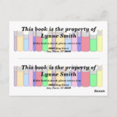 二重パーソナライズなしおり ポストカード (裏面)