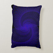 二重ファンネル幾何学的アクセント枕 アクセントクッション (裏面(縦))