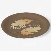 二重フェザー円高に感謝 ペーパープレート (アングル)