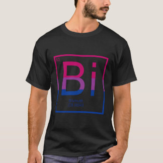 二重プライドフラグ周期表おたく Tシャツ