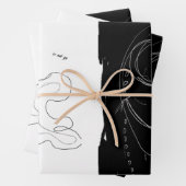 二重プリント包装紙 ラッピングペーパーシート (インサイチュ)