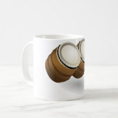 二重ボンゴのマグ コーヒーマグカップ (正面左)
