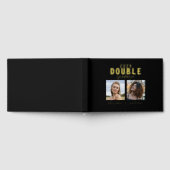 二重モダンお祝い卒業 ゲストブック (全面)