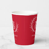 二重モダンハ中国のピネス結婚の紙カップ 紙コップ (右)