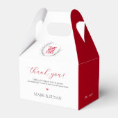 二重モダン幸福結婚感謝 フェイバーボックス (裏面サイド)