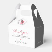 二重モダン幸福結婚感謝 フェイバーボックス (裏面サイド)