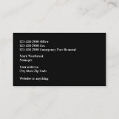 二重モダン掘削事業 名刺 (裏面)