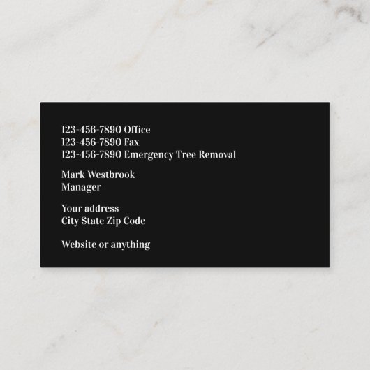 二重モダン掘削事業 名刺 (裏面)