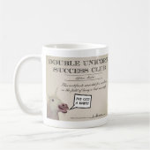 二重ユニコーンの成功クラブマグ。 驚くばかりの飲み物 コーヒーマグカップ (左)